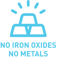 Safe, organic & free from iron oxides